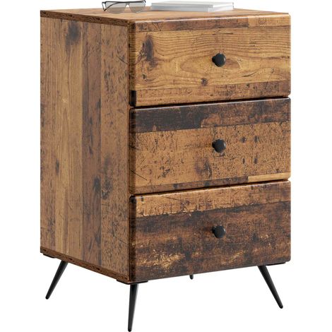 Maison Exclusive - Nachttisch Altholz 43 x 41 x 66,5 cm Holzwerks