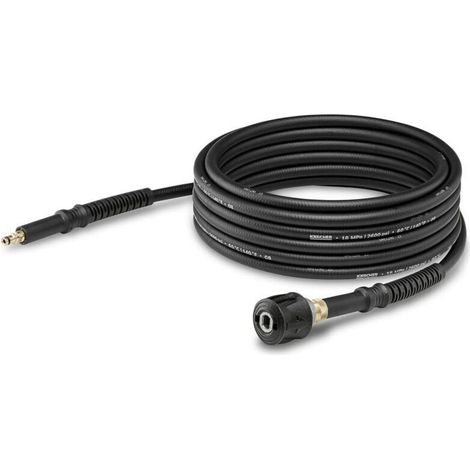 10m Extension Hose, High Pressure Hose Extension, Quick Connect Fittings, Reinforced High Pressure Hose Extension Quick Connect Fitting compatible with Kärcher K2 K3 K4 K5 K6 K7 (1/4)