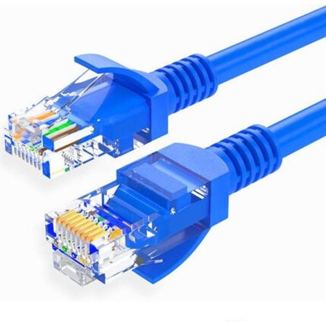 Câble Ethernet / Réseau Cat5e 1000 Mbps 400 cm - Bleu
