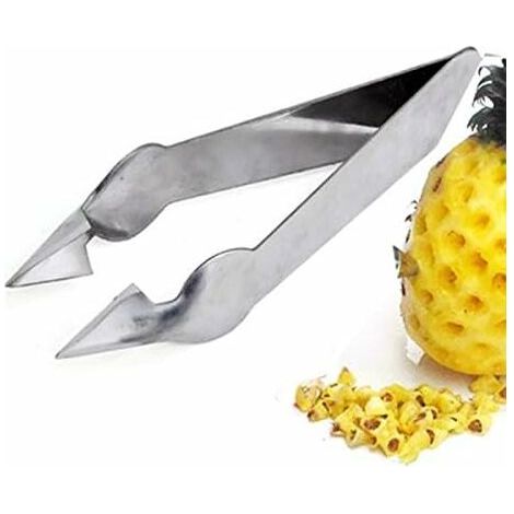 Pince en Acier Inoxydable Ananas Oeil Peeler Couteau Ananas De Eye Remover (1/5)