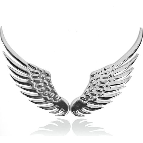 3D Metallic Wings Aufkleber Metallaufkleber Autozubehör (1