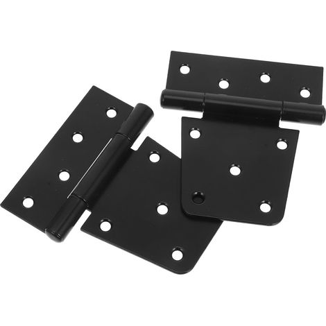 de porte noire de 35 pouces robuste pour porte de grange (1/5)