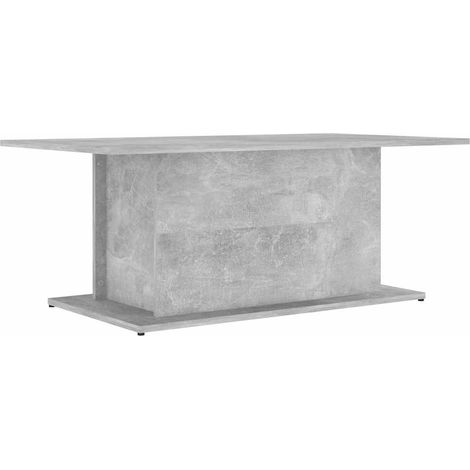 Maison Exclusive - Tavolino da Salotto Grigio Cemento 102x55,5x40 cm in Truciolato (1/5)