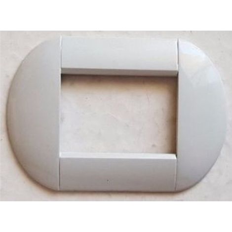 Trade Shop - PLATTE PLATTEN PLATTEN KOMPATIBEL MIT LIVING INTERNATIONAL LIGHT BOWLED BTICINO -      Weißer Opaque