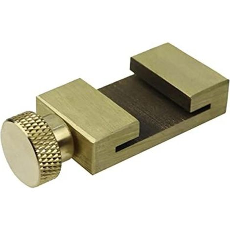 Règle de traçage ligne d'angle, bloc positionnement, jauge marquage en laiton for le travail du bois, règle acier inoxydable 12 pouces(Type-b) (1/5)