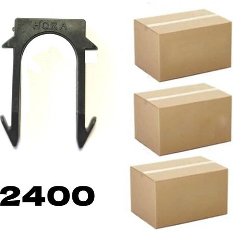 2400 Agrafes tube PER pour plancher chauffant cavalier 40mm Hydro pontet