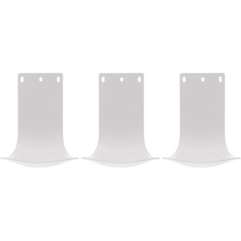 White ABS Soap Dispenser Tray, Set of 3 (1/5)