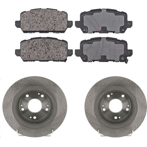 KIT FRENI POSTERIORI compatibile con HONDA HR-V (RU) - DISCHI + PASTIGLIE OEM: 35251 / 18704 /SOSTITUZIONE DIRETTA/BASSA POLVERE/SILENZIOSO (1/5)