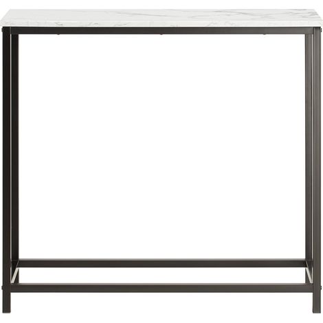 SoBuy Tavolo consolle Ingresso Moderno Aspetto Marmo Stile Vintage L80P3075cm Nero FSB29-SCH (1/7)