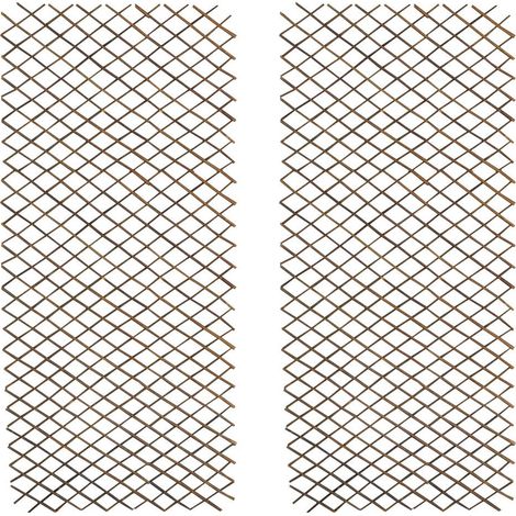 Set of 2 Expanding Willow Trellis (180cm x 90cm) (1/5)