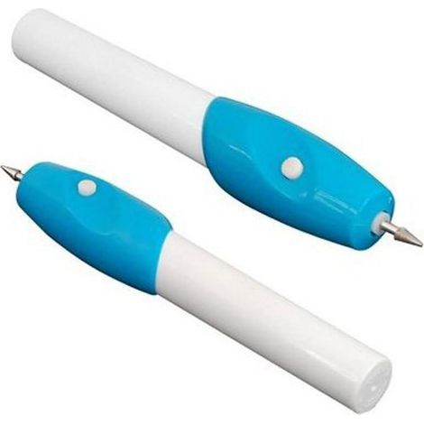 Ensemble de stylos à graver électriques - 2 pièces, outil de gravure DIY pour bijoux, métal, verre, bois et plus encore