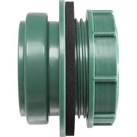 Raccord vert pour liaison de cuves avec un tube PVC ø50