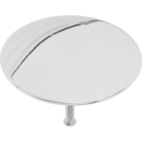 Bouchon de Vidange pour Bain Mécanisme de Levage, Finition Argenté en Cuivre et Laiton, Installation Facile pour Accessoires de Salle de Bain (1/5)