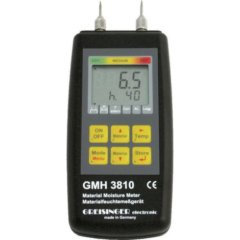 Greisinger GMH 3810 Materialfeuchtemessgerät Messbereich Baufeuchtigkeit (Bereich) 4 bis 100 % vol