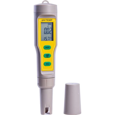 pH-mètre numérique, conçu pour la vérification régulière de l'acidité des échantillons liquides à usage domestique.-AquaForge (1/5)