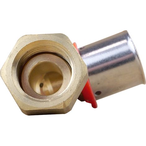 Coude PER à sertir Ø20x1,9 - Femelle écrou Libre 1/2" (15/21) - IBP Bänninger (1/3)