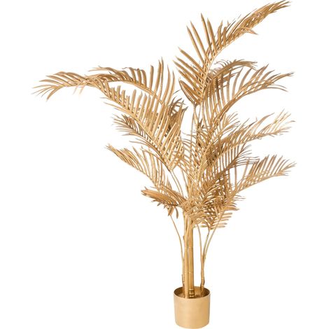 Kunstpflanze ARECA PALM 160 cm Gold