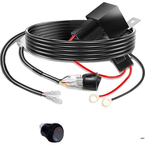 Barra de luces, haz combinado, construcción impermeable, arnés de cableado (1/2)