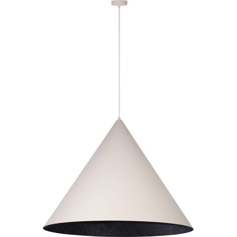 Suspension moderne beige/noir 77 cm 3xE27 Sigma Vesuvio (1/4)