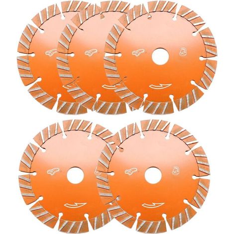 5 disques diamant 133mm pour scie circulaire - Coupe béton, céramique, granit - Qualité professionnelle pour une coupe nette et précise (1/4)