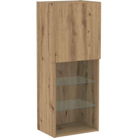 Maison Exclusive - Set mobile TV con LED Rovere artigianale 40,5 x 30 x 102 cm