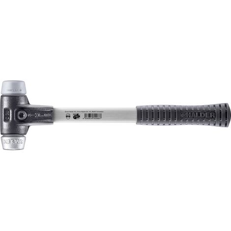 HALDER SIMPLEX TPE-Hammer mittel / Weichmetall mit verstärktem Tempergussgehäuse und Glasfaserstiel - D=30 mm - 3739.030 (1/5)