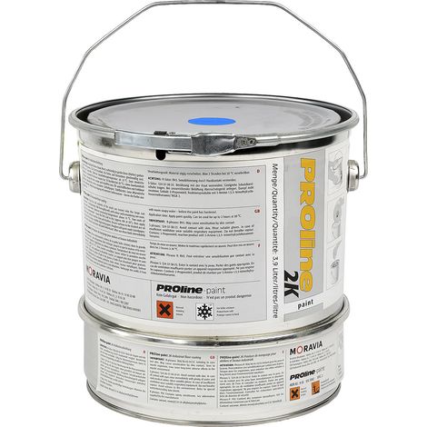 Revêtement d'entrepôt 2K - bidon de 5 l - bleu (1/5)