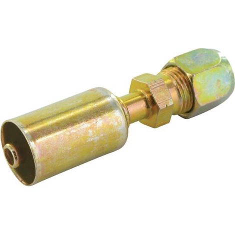 Raccordo a/c Nr.6 3/8" tubo diametro 10 mm tubo std-acciaio UNIVERSALE KL070442