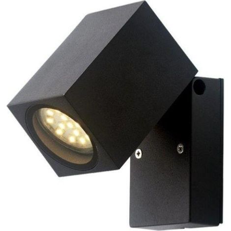 Applique Murale LED IP44 Orientable pour ampoule GU10 - Noir - SILUMEN (1/5)