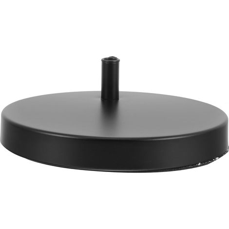 Pied de lampe de bureau pliable en fer noir support robuste (1/5)
