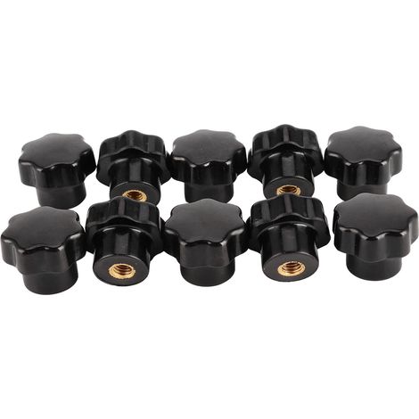 10 boutons 7 étoiles noyau laiton M6x25 pour machine-outil (1/5)