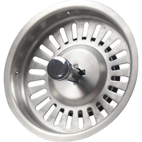 Ablaufstopfen – 1 Stück – Edelstahl – Wasserdicht – Küchenspüle – 92 mm (1/5)