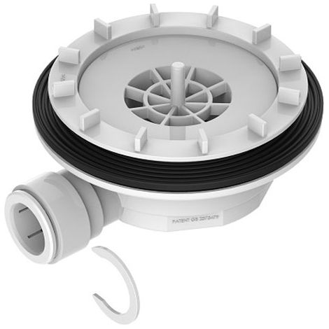 AKW PW90 90mm Onyx Pumped Shower Waste 22mm