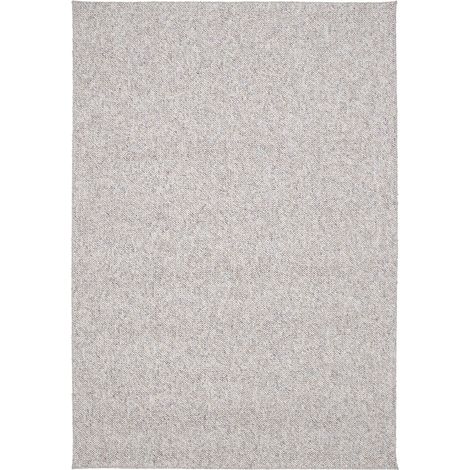 Tappeto PABLO GRIGIO-BEIGE Effetto Bouclé  morbido e confortevole con fondo antiscivolo, lavabile in lavatrice, in 100% polipropilene per soggiorno e camera da letto cm.200x290 (1/5)