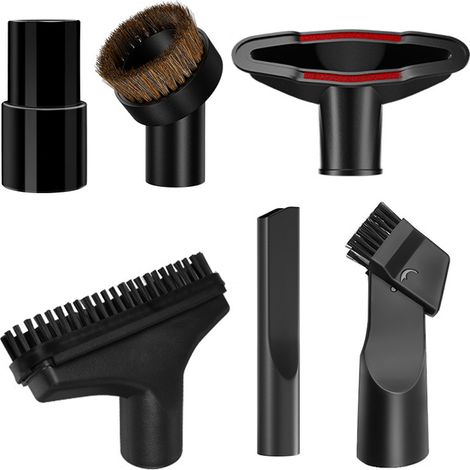 Accessoires pour Aspirateur Embouts Meubles Brosse avec Pelle de Nettoyage Aspirateurs un Diamètre Intérieur 6Pièces 32 mm 35 mm (1/4)