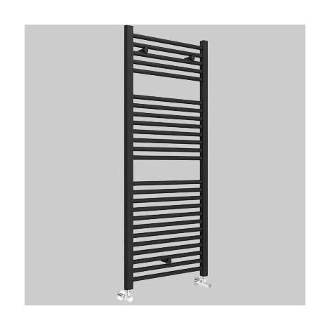 TERMOARREDO SCALDASALVIETTE SANREMO NERO OPACO  H.1420xL.500 Int.450     LAZZARINI