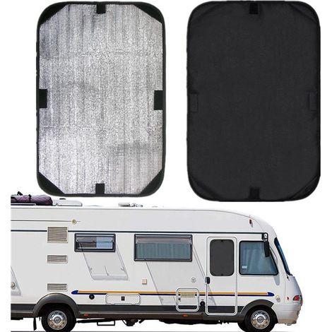 2pcs/set Store pour fenêtre de camping-car, écran imperméable, protection solaire extérieure pour caravane et fourgon (1/3)