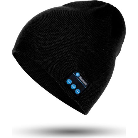Bonnet Bluetooth - Casque Tricoté Avec Haut-Parleurs Stéréo Et Micro - Rechargeable Pour Hiver Sport Extérieur - 1 Pièce (1/5)