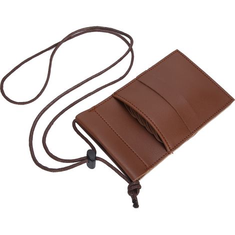 Sacoche pour ciseaux de coiffure, trousse à outils professionnelle pour coiffeur, pochette pour salon de coiffure, marron (1/5)