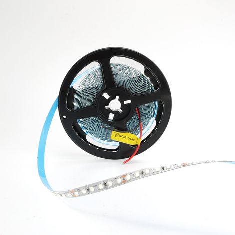 Ruban LED 24V 50W 5m 8mm 120 LED/m IP20 monocolore 6000K blanc froid