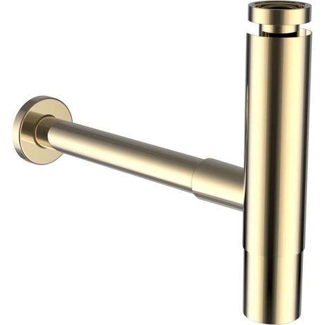 Laufen Conjuntos de desagüe - Sifón de diseño, oro brillante H3749800010001 (1/2)