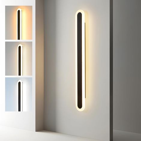22W/60CM Longue Applique Murale Intérieure LED 3000K/4000K/6000K (1/5)