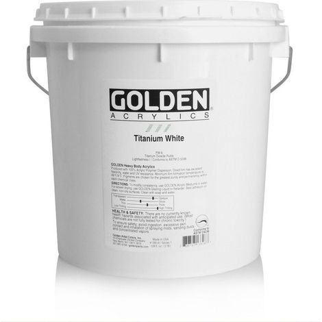 Peinture Acrylic HB Golden 3,78 L Blanc Titane S1