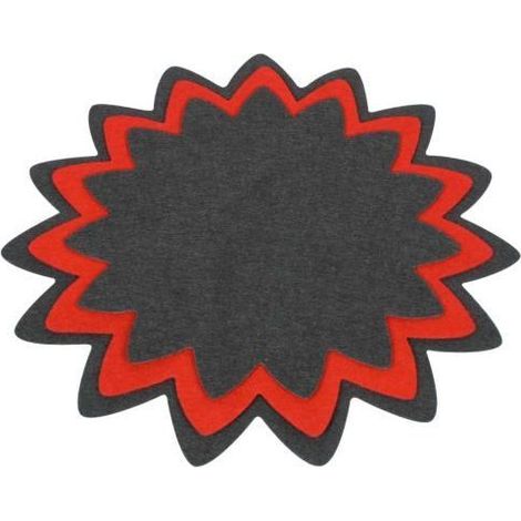 Feuille de protection - ATC - FLEUR - Feutrine acrylique - Conditionné par 2 - Forme fleur
