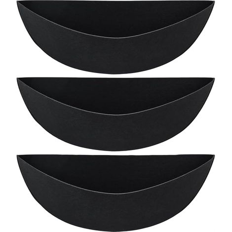 Doublure en feutre pour panier semi circulaire, tissu de jardin retenant l'humidité (1/5)
