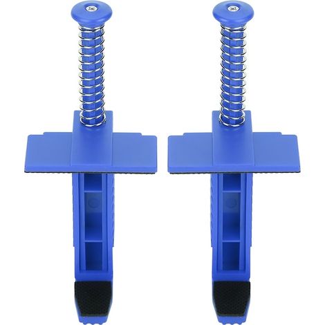 Ensemble de 2 outils de nivellement en brique, en plastique, bleu, polyvalent et pratique, pour un usage quotidien (1/5)