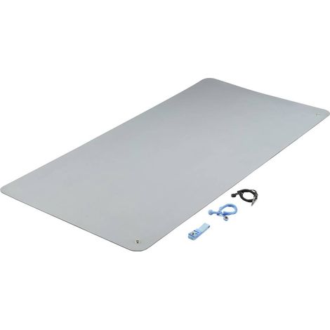 TRU COMPONENTS TC-12356308 Kit tappeti ESD Grigio (L x L x A) 1190 x 590 x 2 mm 1 KIT