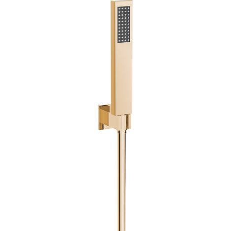 Mexen R-02 Kopfbrausegarnitur mit Regenbrause und Thermostatmischer, Rosa Gold - 785005050-60 (1/2)