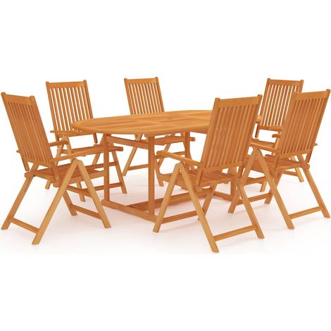 Maison Exclusive - Set da Pranzo da Giardino 5 pz in Legno Massello di Teak (1/5)