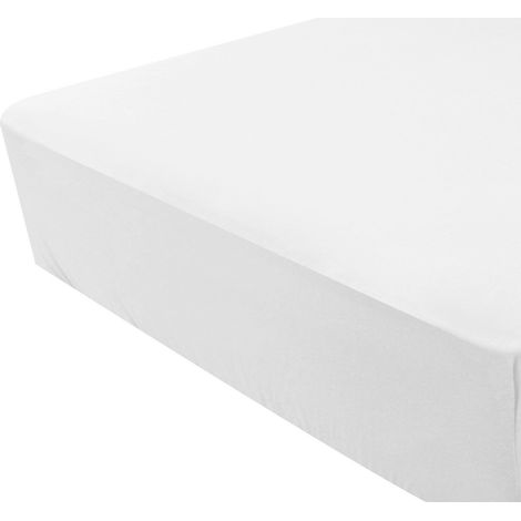 Drap housse imperméable 2 en 1 Blanc 70x140 cm